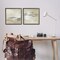 Stupell Industries Neutral Reflections in Earth Tones 2pc Framed Giclee Set By June Erica Vess